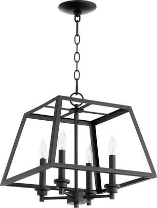 Quorum International 4-Light Outdoor Cage Pendant Light