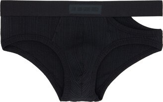 LGN Louis Gabriel Nouchi Black Cutout Briefs