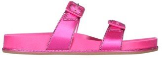 Embellished Double Strap Slides