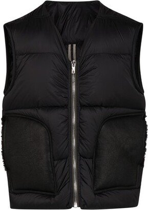 Cargo Sleeveless puffer jacket