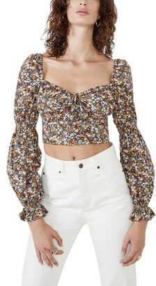 Clarissa Floral Crop Top