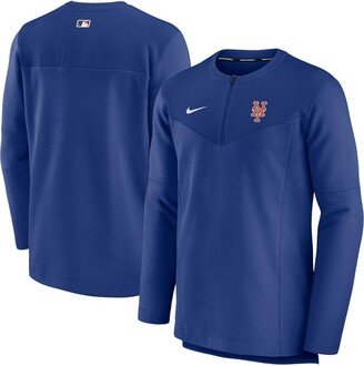 Men's Royal New York Mets Authentic Collection Game Time Performance Half-Zip Top