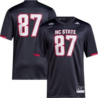 Men's #87 Black Nc State Wolfpack Premier Jersey