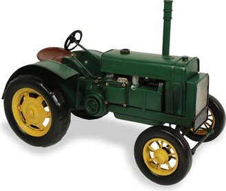 Green Metal Classic Farm Tractor