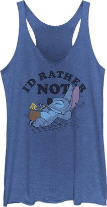 Lilo & Stitch Not Women's Racerback Tank Top