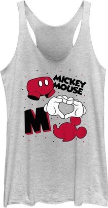 Classic Mickey Jumble Women's Racerback Tank Top