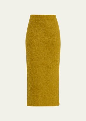 ZANKOV Delphine Mohair Maxi Skirt