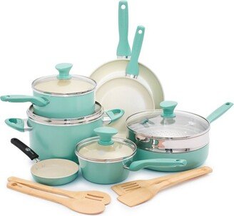 Rio 16pc Nonstick Aluminum Cookware Set