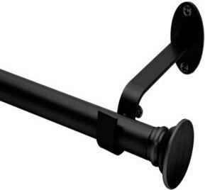 Shaker Adjustable Curtain Rods With Cap Finials