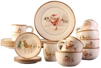 Christmas Twig 20 Piece Dinnerware Set