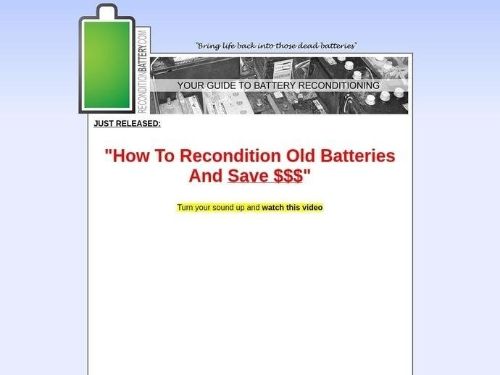 Reconditionbattery.com Promo Codes & Coupons