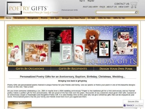 Poetrygifts.com Promo Codes & Coupons