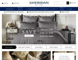 Sheridan Promo Codes & Coupons
