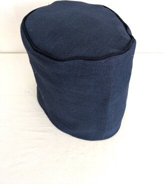 Navy Burlap Instant Pot Cover