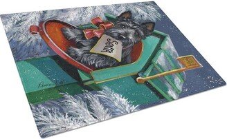 PPP3178LCB Scottie Christmas Letter to Santa Glass Cutting Board