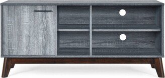 Rattler Mid-Century Modern Storage TV Stand for TVs up to 43