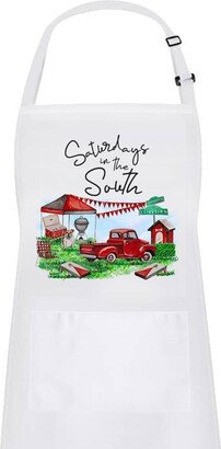 Saturdays in The South Apron - Watercolor Print