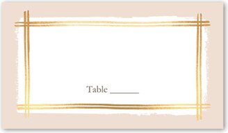 Wedding Place Cards: Glistening Gathering Wedding Place Card, Yellow, Placecard, Matte, Signature Smooth Cardstock