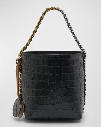 Frayme Moc-Croc Recycled Bucket Bag