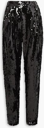 Titiane sequined mesh tapered pants