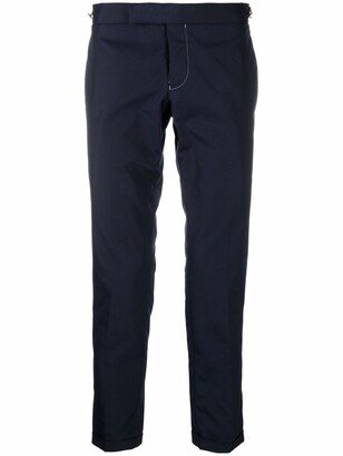 Slim-Fit Cropped Trousers-AI