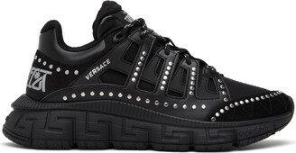 Black Studded Trigreca Sneakers