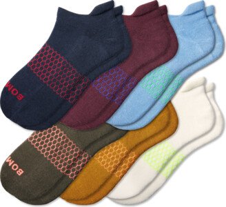 Men's Solid Ankle Sock 6-Pack - Celeste Olive Mix - XL - Cotton