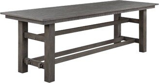 Treasure Trove Accents Keystone Ii Rustic Farmhouse Counter Height Dining Table Gray - Treasure Trove