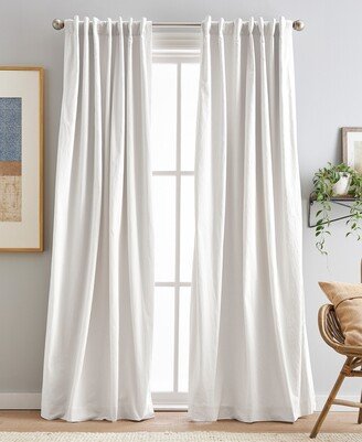 Sanctuary Back Tab Lined 2-Piece Curtain Panel Set, 50 x 95