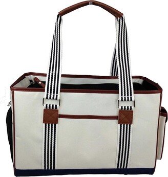 Fashion 'Yacht Polo' Pet Carrier White-M