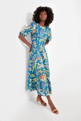 Indigo June Midi Dress