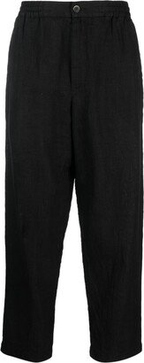 Cropped Tapered Trousers-AJ