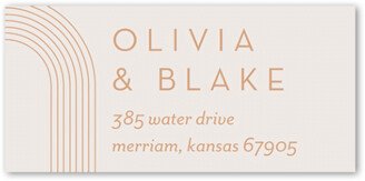 Wedding Address Labels: Arch Skyward Wedding Address Label, Grey, Address Label, Matte