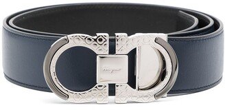 Gancini-buckle reversible belt-AA