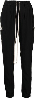 Tapered Drawstring Trousers-AC