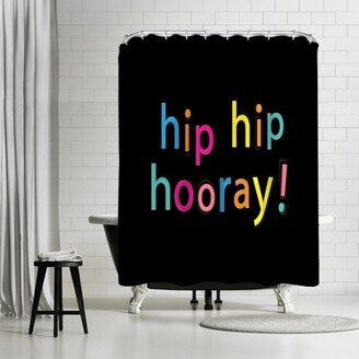 71 x 74 Shower Curtain, Hip Hip Hooray by Ashlee Rae Designs