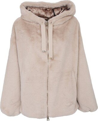 Drawstring Hooded Jacket-AF