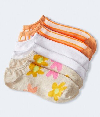 Big Flowers Ankle Sock 3-Pack