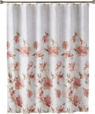 Misty Floral Shower Curtain Pink - Saturday Knight Ltd.