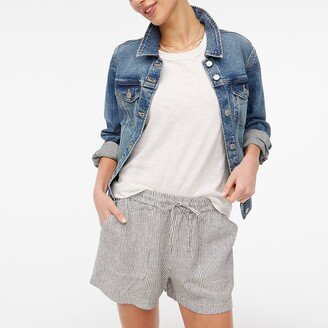 Women's Linen-Blend Drawstring Short