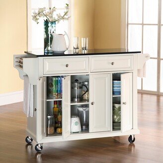 Crosley Furniture Full Size Granite Top Kitchen Cart