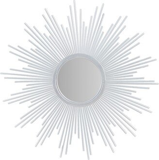 Fiore Round Sunburst Wall Decor Mirror, 14.5