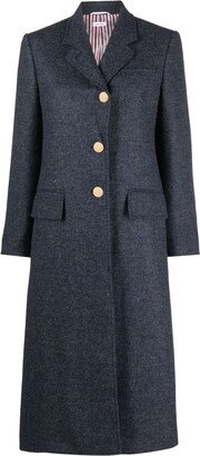 Single-Breasted Wool Coat-BE