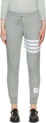 Gray 4-Bar Lounge Pants-AA