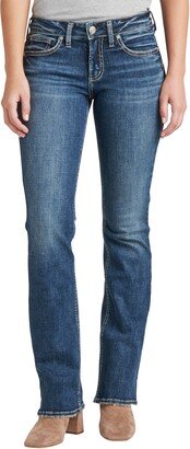 Britt Low Rise Slim Bootcut Jeans-AA