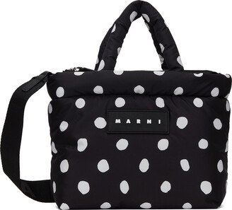 Black Polka Dot Tote