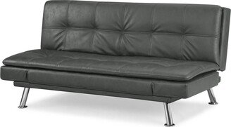 Nelson 74 Faux Leather Futon