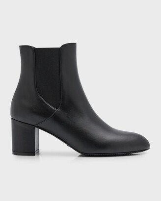 Yuliana Leather Chelsea Booties