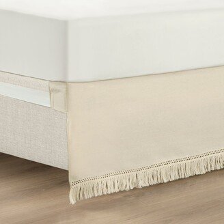 Boho Fringe 15-Inch Tailored Drop Easy Fit Bedskirt