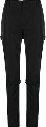 The Power For The People Zip-Detail Drop-Crotch Trousers